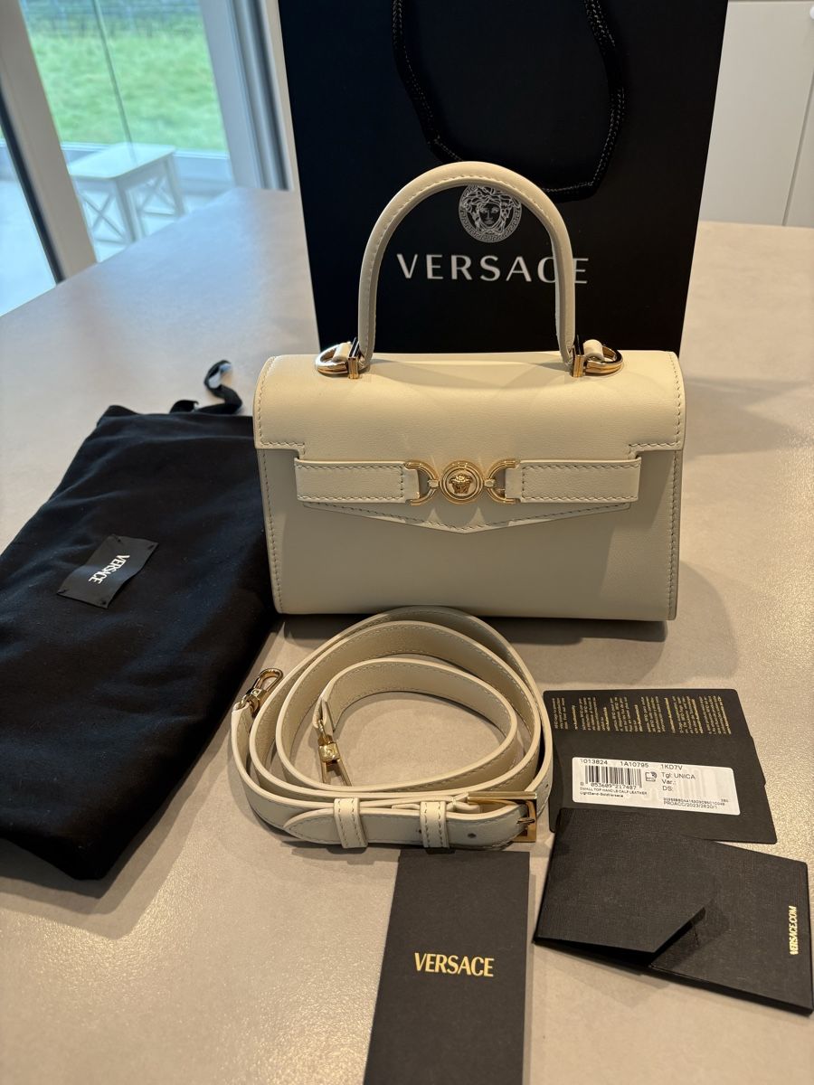 Versace Borse da donna: Versace Borsa a Mano, Avorio, con tracolla – Nuovo e nell'imballaggio originale da Castel San Pietro venduto da mih_l86g 1