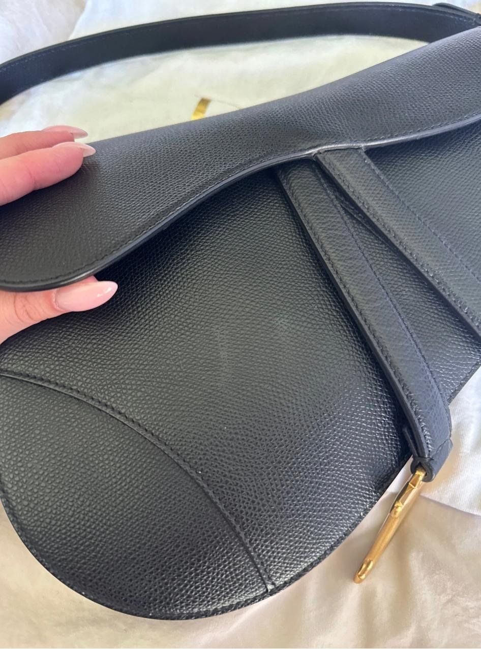 Dior Borse da donna: Dior Sac à main en cuir Saddle noir – Usato da Arzier venduto da Yannonly 3