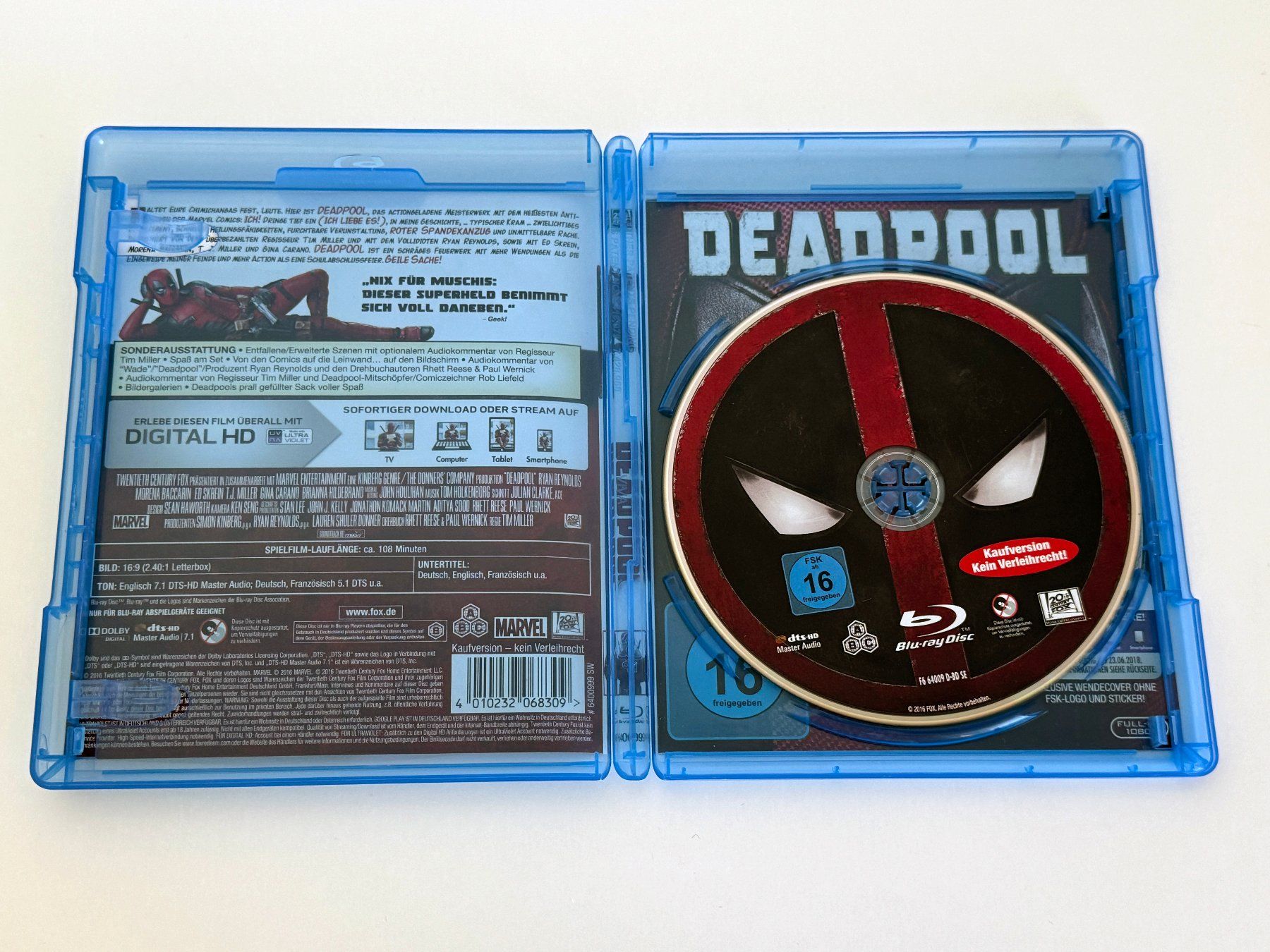 Alle DVDs: Deadpool 1 und 2 Blu-ray Set – Gebraucht aus Neuheim von vnetz 3