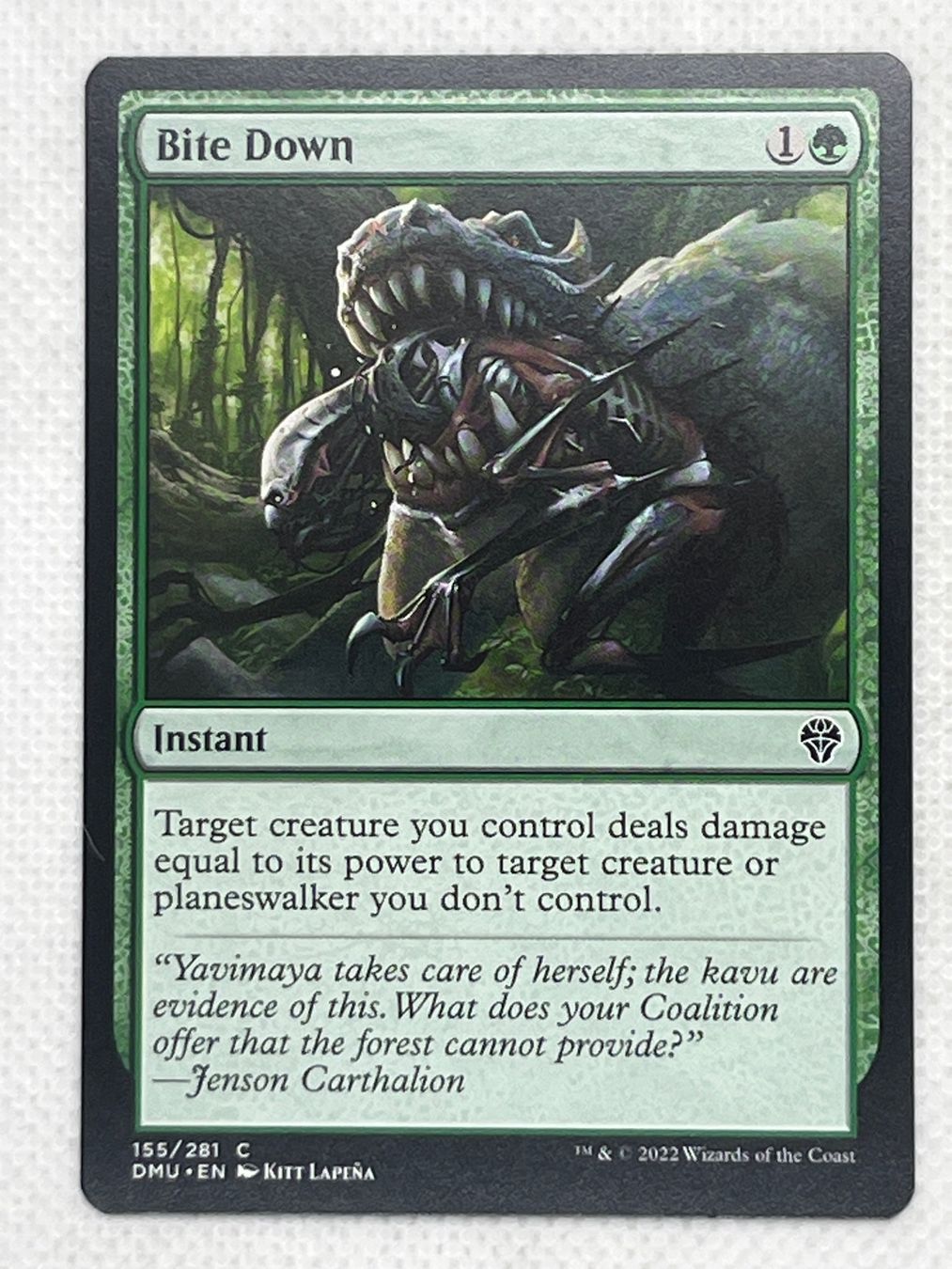 Magic The Gathering Sammelbilder & Trading cards: Magic the Gathering: Bite Down - Common! – Gebraucht aus Hinterkappelen von Kim1992