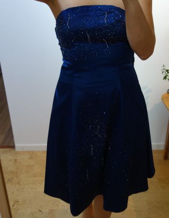 Abendkleid S/M dunkelblau von Juju und Christine