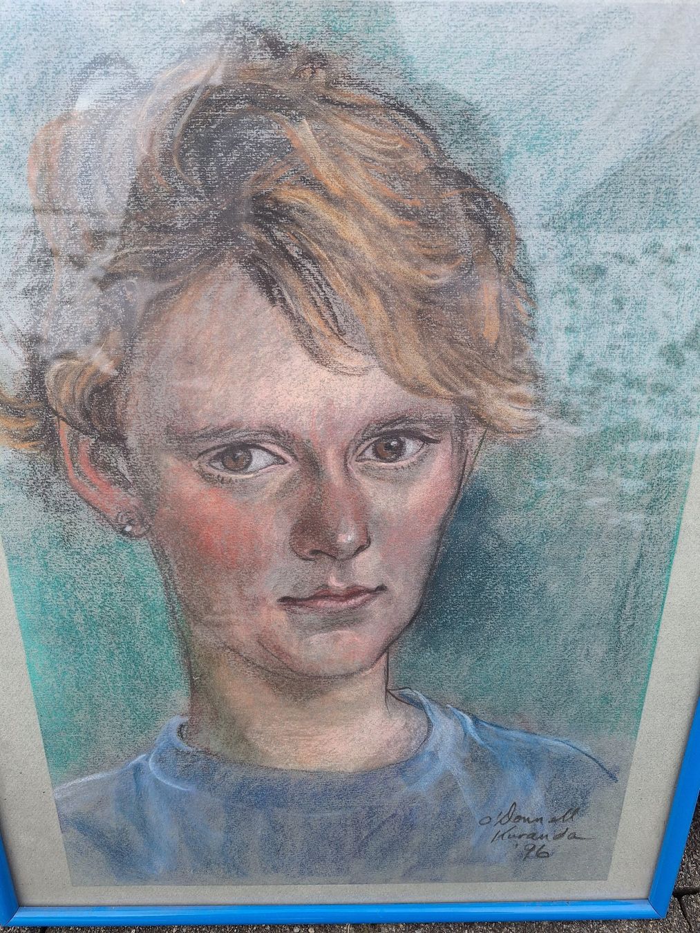 Gemälde: Portrait - Pastell - O'Donnall Kuranda 96 – Gebraucht aus Altstätten SG von GGsGameshop 2