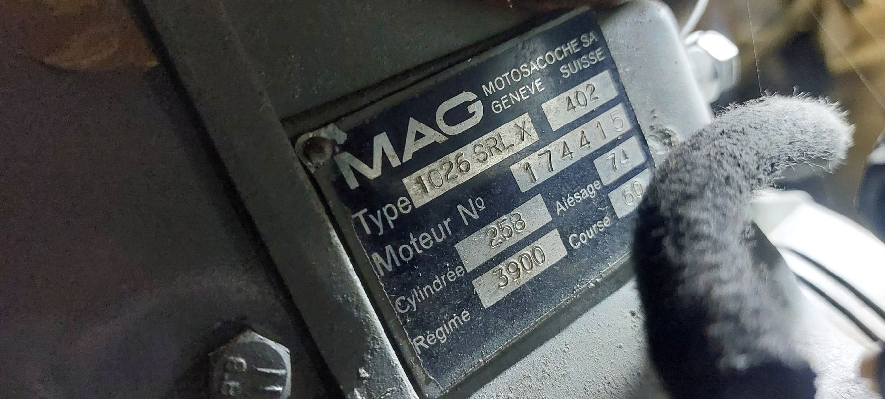 Motori: MAG Motor 1026 passend zu Aebi. – Usato da Azmoos venduto da Man_zi1 2
