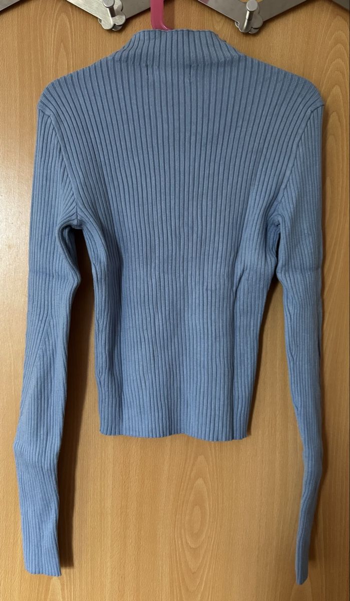Bershka Maglioni & Felpe: Pull côtelé bleu – Usato da Ins venduto da maximal_30CHF 1