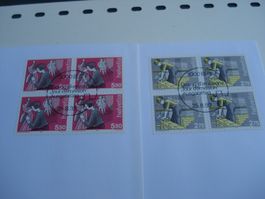 Satz Dauermarken 1989, 2.75/5.50, FDC Satz + 4erblock, 3 Bel
