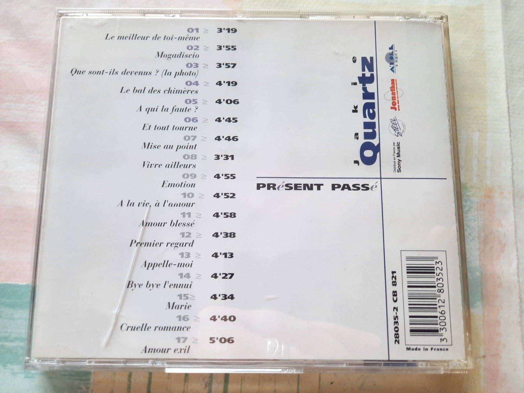 CD: Cd Jackie Quartz - Présent Passé  – Usato da Pully venduto da bro_n52j 1