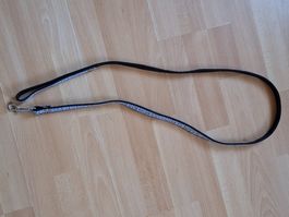 Stoff Hundeleine - flach