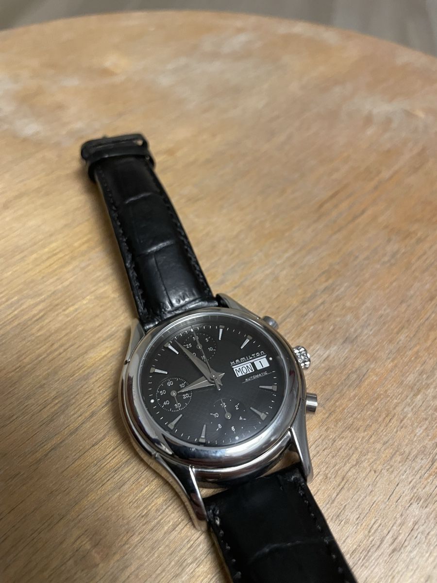 Hamilton Orologi: Hamilton Automatic Chronograph Linwood Full Set 38mm – Usato da Baar venduto da dieUhrenwerkstatt 1