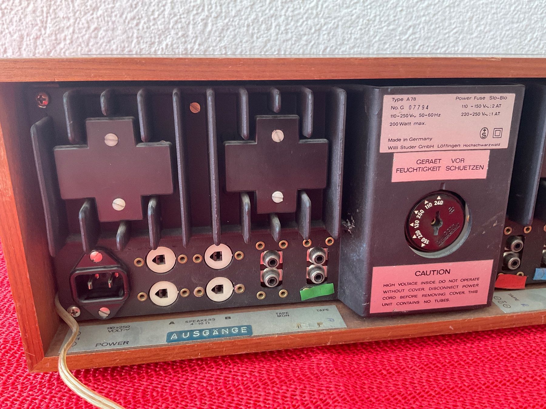 Revox Amplificateurs: ReVox A 78 Stereo Amplifier – D'occasion à Langenthal par RronJora 6