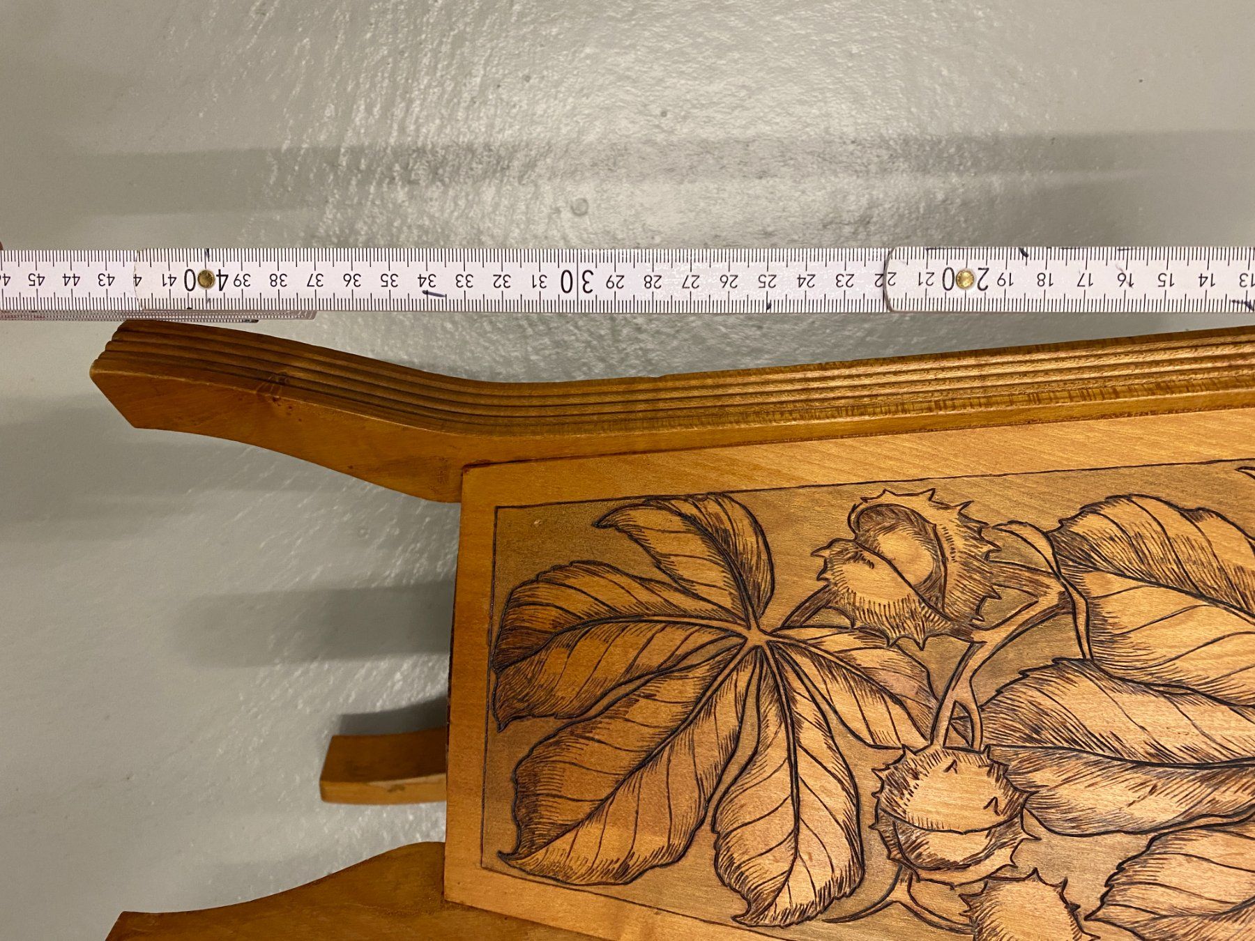 Altro per la casa: Holz-Blumenständer mit Kastanien-Motiv – Usato da Unterterzen venduto da bac_287t 5