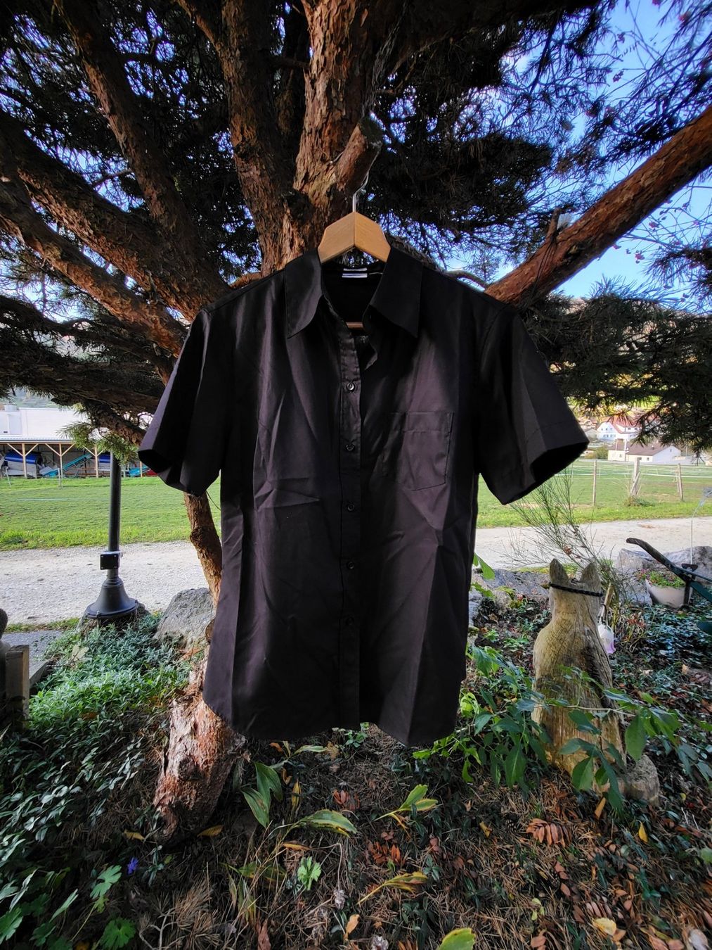 Blusen: Schwarze Bluse Basic Line,bügelfrei, fast neu, Gr. 42 – Neu (gemäss Beschreibung) aus Siblingen von Vany_McDougall 1
