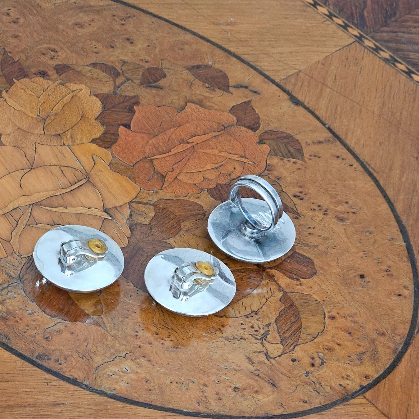 Altri gioielli: Schmuckset: Ring und Ohrclips, Spirale, Silber 925, DEVINE – Usato da Uster venduto da Sonnenblume212 1