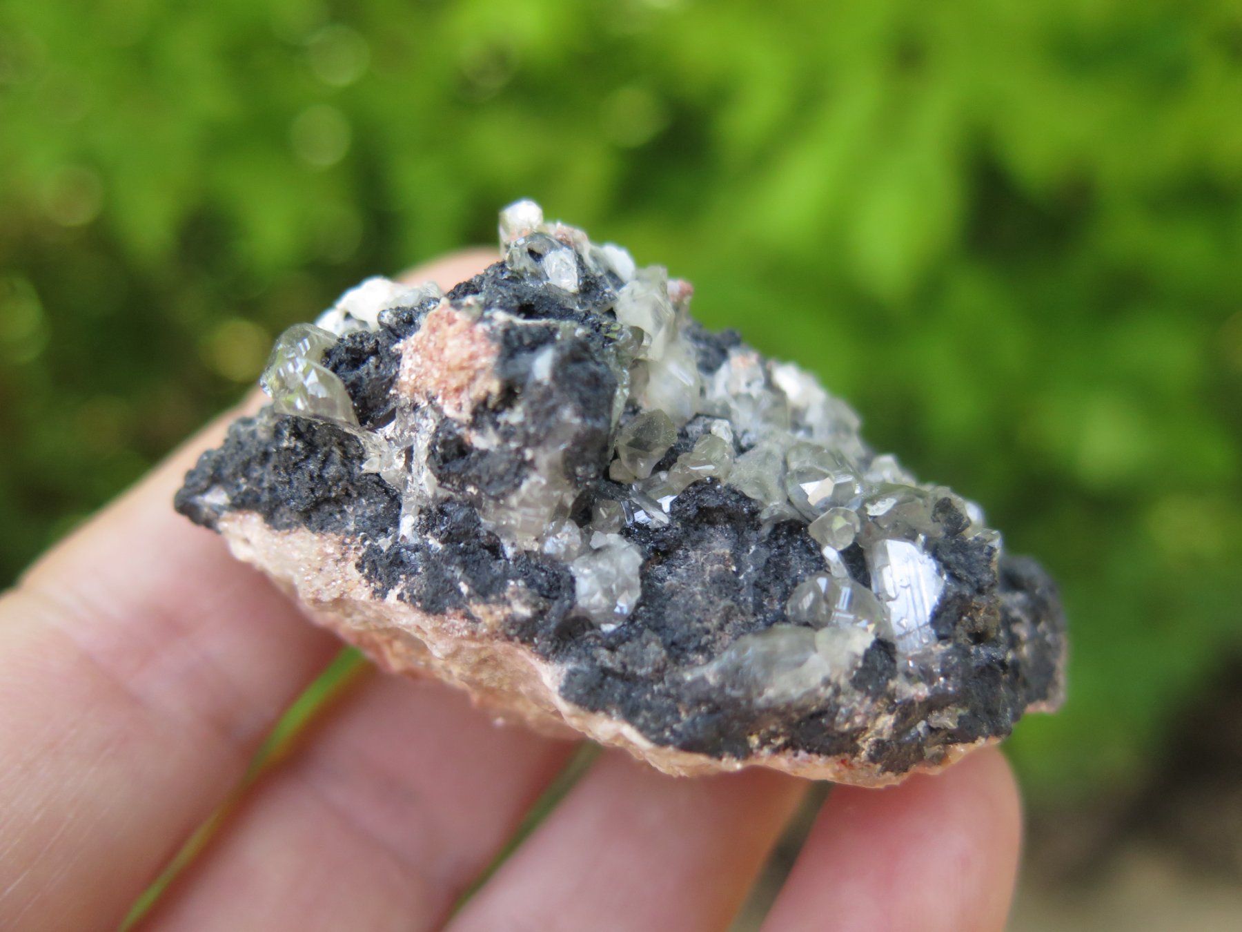 Mineralien & Heilsteine: Cerussit mit Bleiglanz und Dolomit von Marokko – Gebraucht aus Schaffhausen von Yamakana51L8736OQ8 1