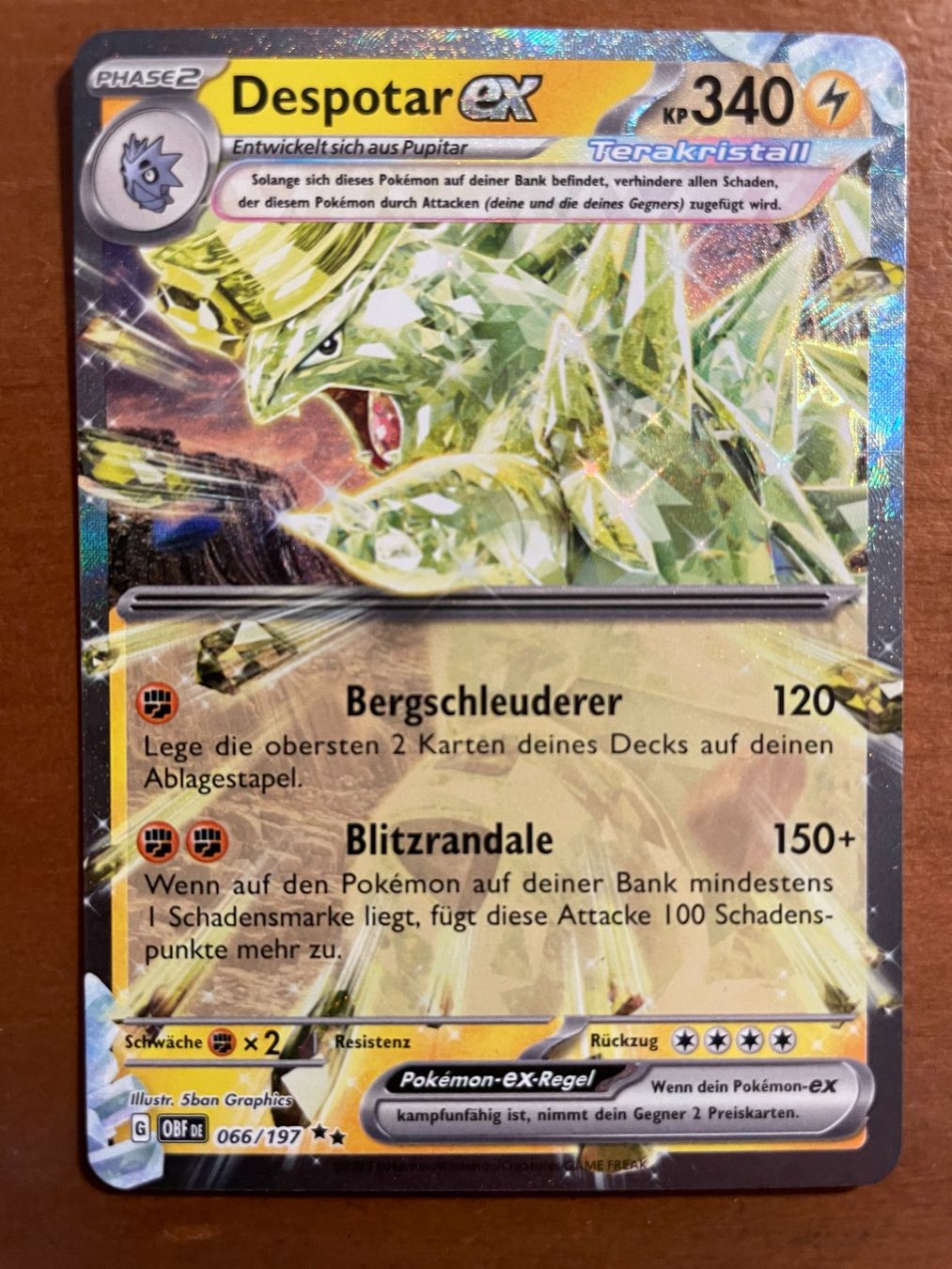 Pokémon Sammelbilder & Trading cards: Pokemon Despotar eX (Versand gratis) – Neu (gemäss Beschreibung) aus Chur von Angerson