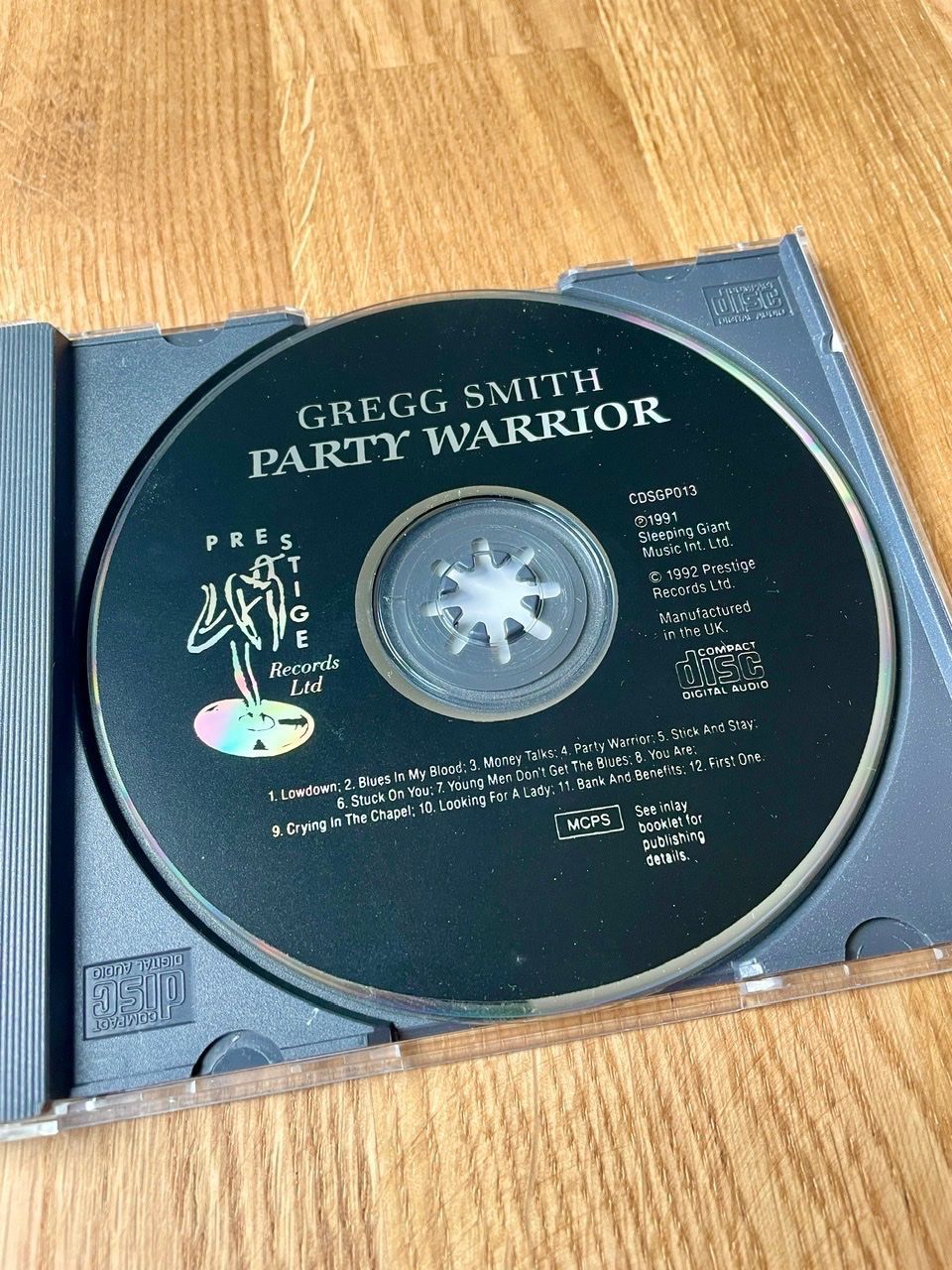 CD: Gregg Smith Party Warrior CD – Usato da Basel venduto da ece2108 4