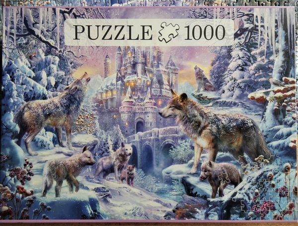 Puzzles: Puzzle 1000  **Arktische Wölfe** – Gebraucht aus Allenwinden von Obalu 1
