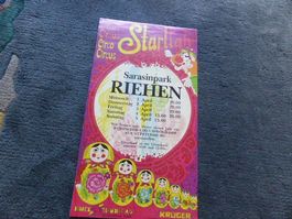 Riehen,Circus Starlight,Sarasinpark,Werbe-Grafik,Russland