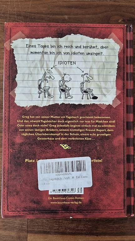 Libri: GREGS TAGEBUCH, Von Idioten Umzingelt  – Usato da Lyss venduto da d_p_id 1
