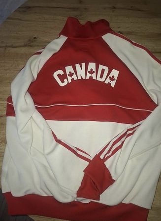 Veste de sport Adidas Canada rouge blanc taille L