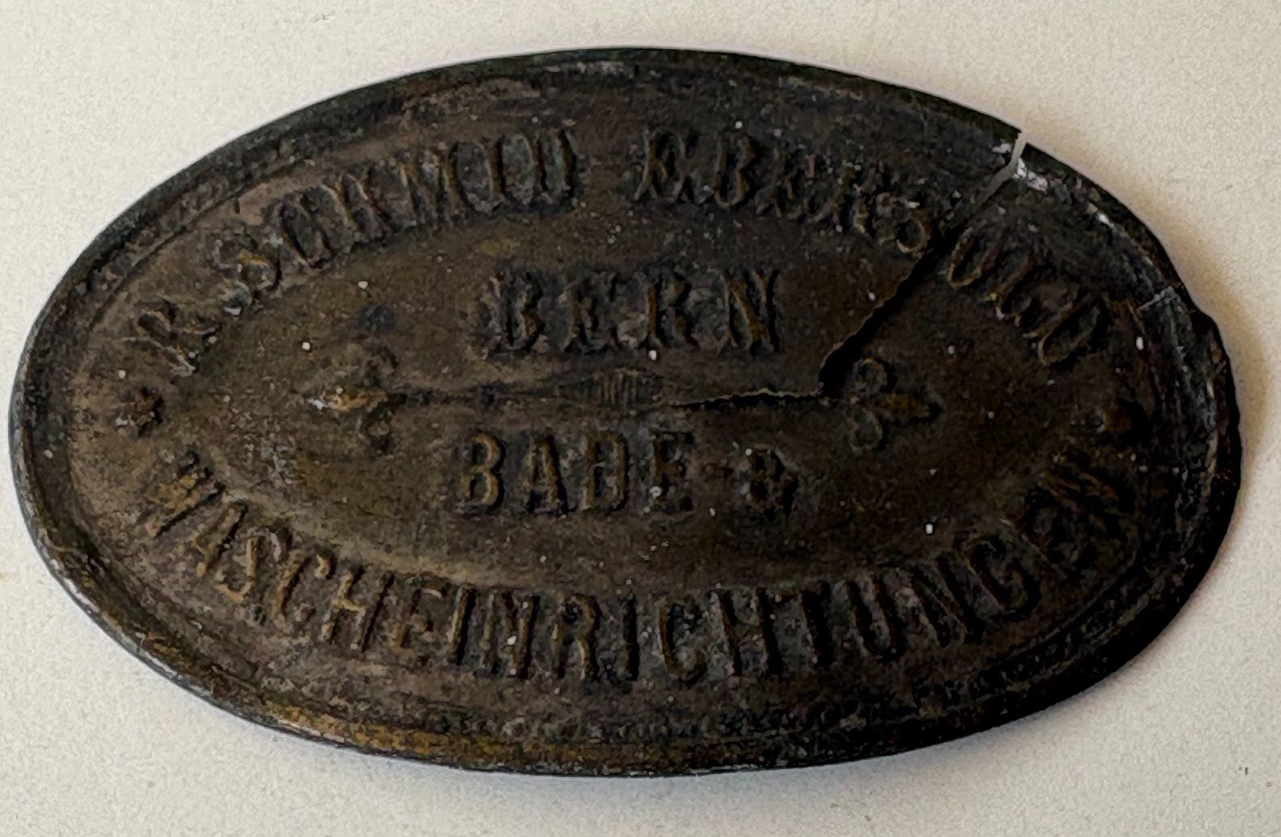 Ecriteaux: R.SCHMID-EBERSOLD BERN WASCHEINRICHTUNGEN – Défectueux à Ostermundigen par wini63 2