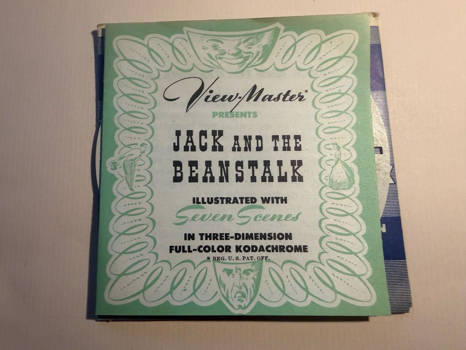 View-master Giocattoli: View-Master 3D: Nr. FT-3 JACK AND THE BEANSTALK – Usato da Tegerfelden venduto da siebenmacky 2