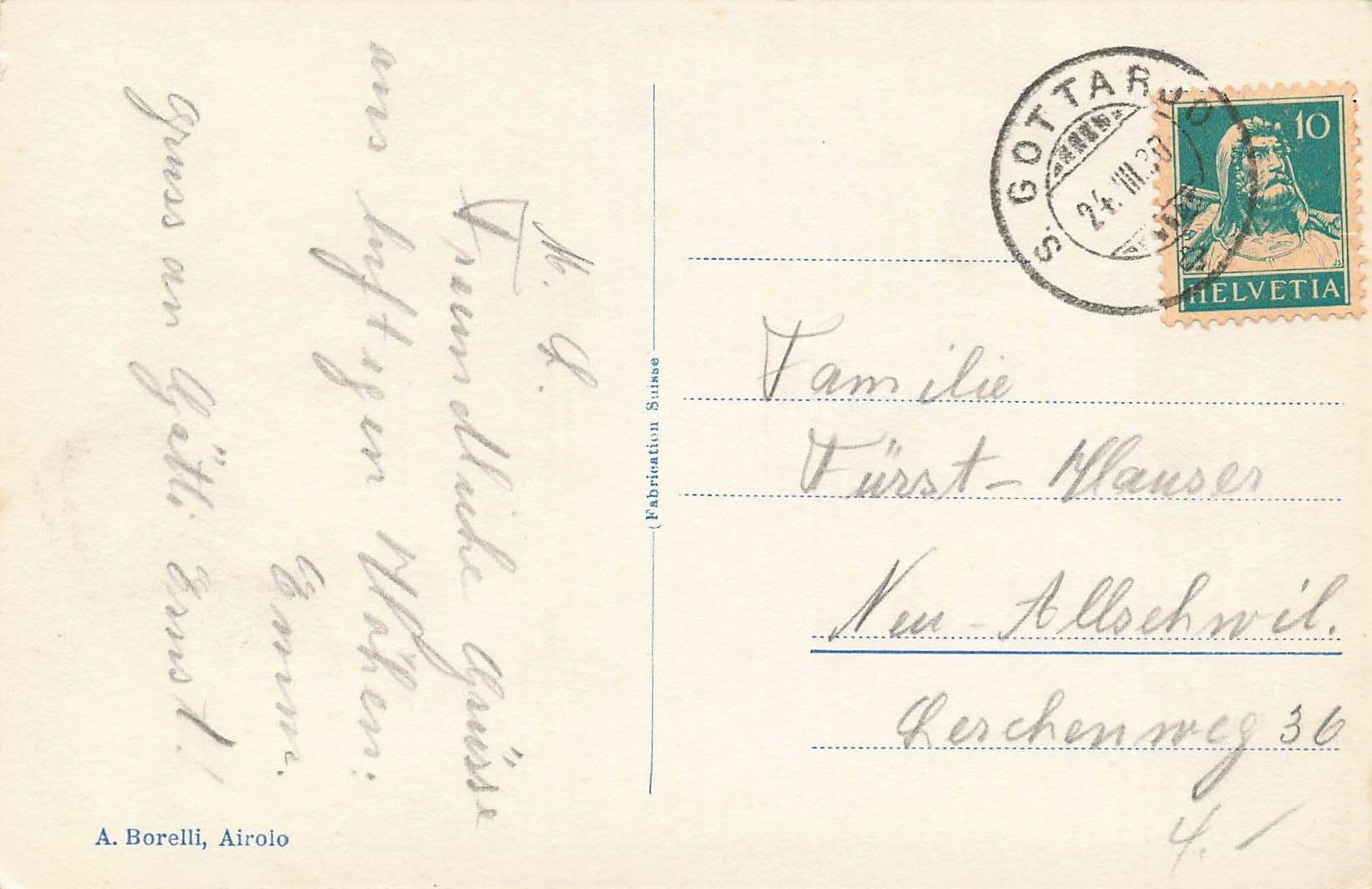 Cartoline postali: Lago Lucedro Leventina – Usato da Biasca venduto da Blenio71 1