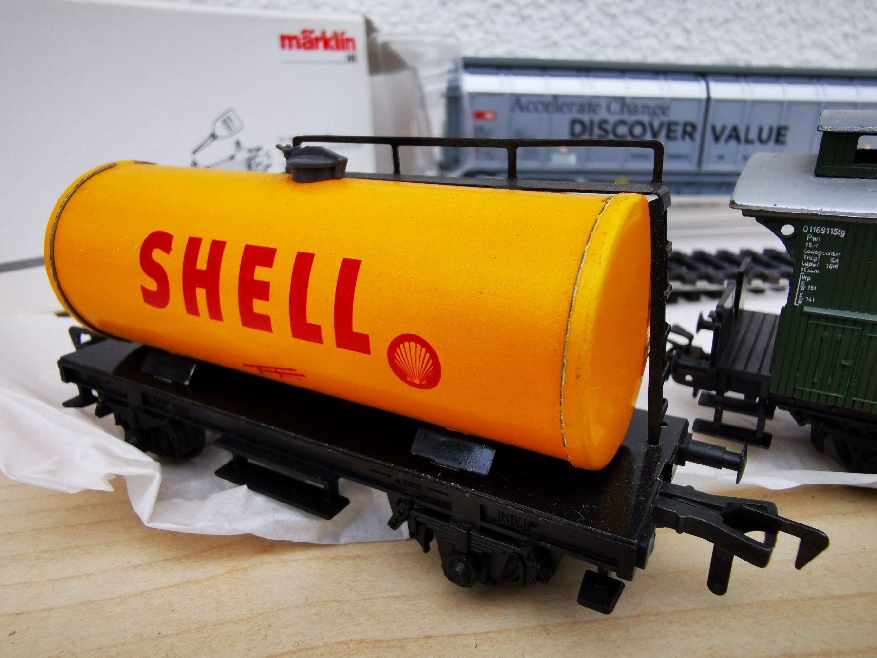Märklin Modellini di ferrovie: 4 Stück, H0 Güterwagen, Roco,Märklin,Fleischmann – Usato da Felben-Wellhausen venduto da mac.ital 5