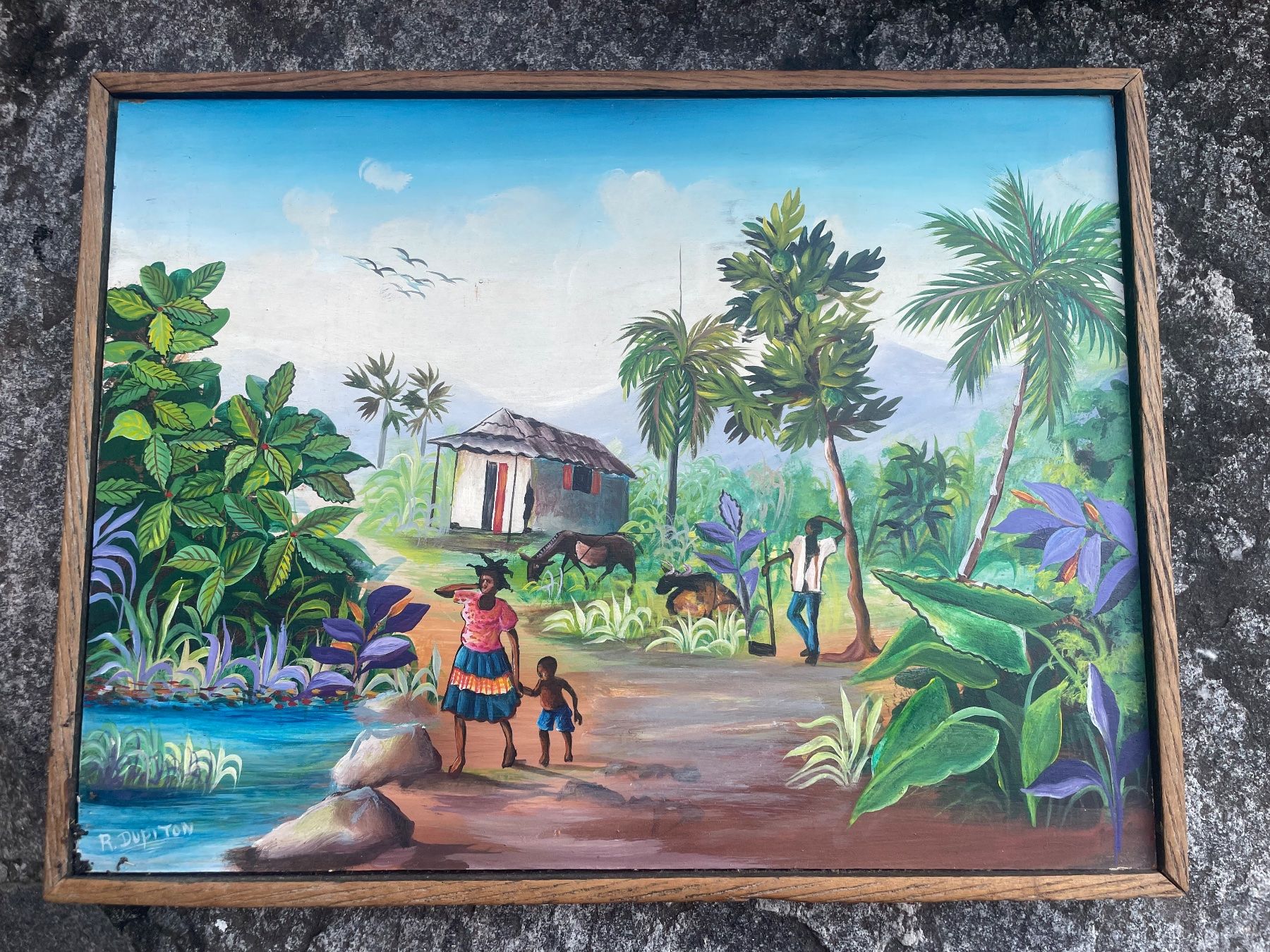 Dipinti: R. Dupiton Haitian Painting - Bild – Usato da Minusio venduto da Pink222
