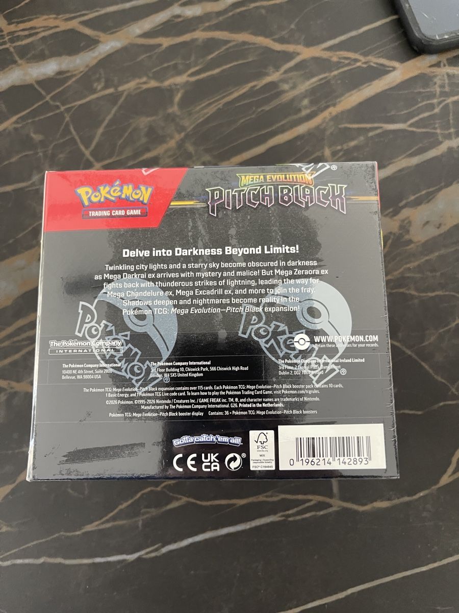 Pokémon Carte collezionabili: Pokemon mega evolution Pitch Black Display sealed  – Nuovo e nell'imballaggio originale da Oberentfelden venduto da Ismail.fenkci 2