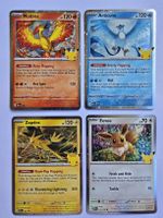 Pokémon 30th Celebration – Promo Set 4 Karten EN 🇬🇧