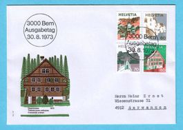 1973 Dauermarken Ersttagsbrief