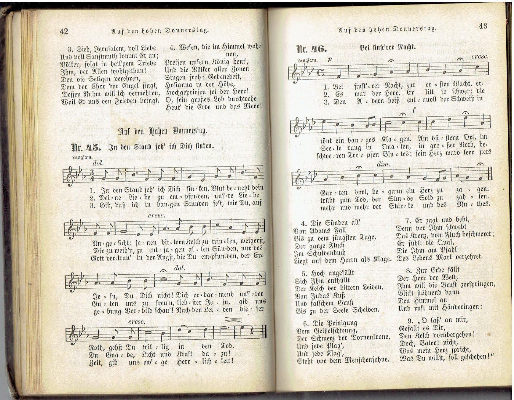 Libri: Gesang- und Andachtsbuch 1864 – Usato da Flims - Dorf venduto da Stagediver 1