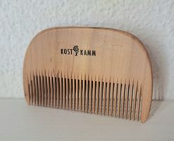 Kostkamm Bartkamm aus Holz - Neu