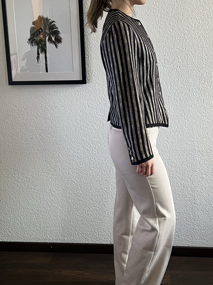 Jacken: Louis Féraud Blazer Jacke gestreift Gr 38 – Gebraucht aus Zürich von yvispirig 2