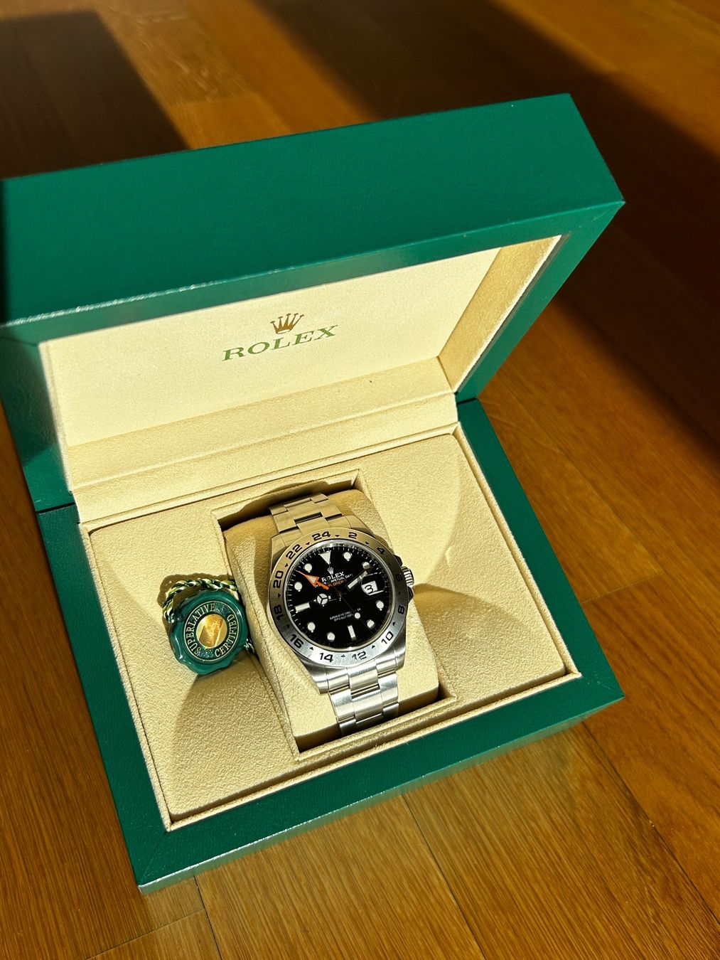 Rolex Orologi: Rolex Explorer II 216570 Full Set – Usato da Glattbrugg venduto da Wo.