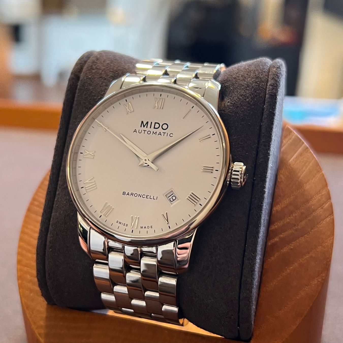 Mido Orologi: Mido Baroncelli Automatic Date M8600.4.26.1 – Usato da Carouge GE venduto da Watchaser 2