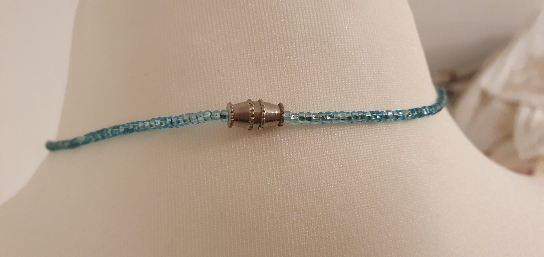 Catenine: Kette mit Stein blau – Nuovo (secondo la descrizione) da Stansstad venduto da InStyle8 3