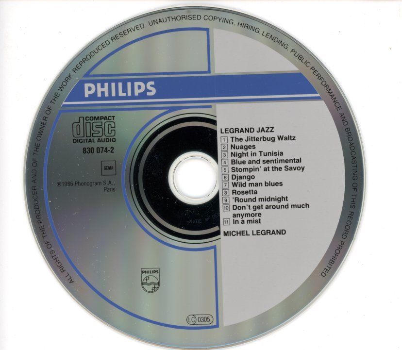 CD: CD - MICHEL LEGRAND Legrand Jazz – Nuovo (secondo la descrizione) da Morges venduto da evnocha3 2