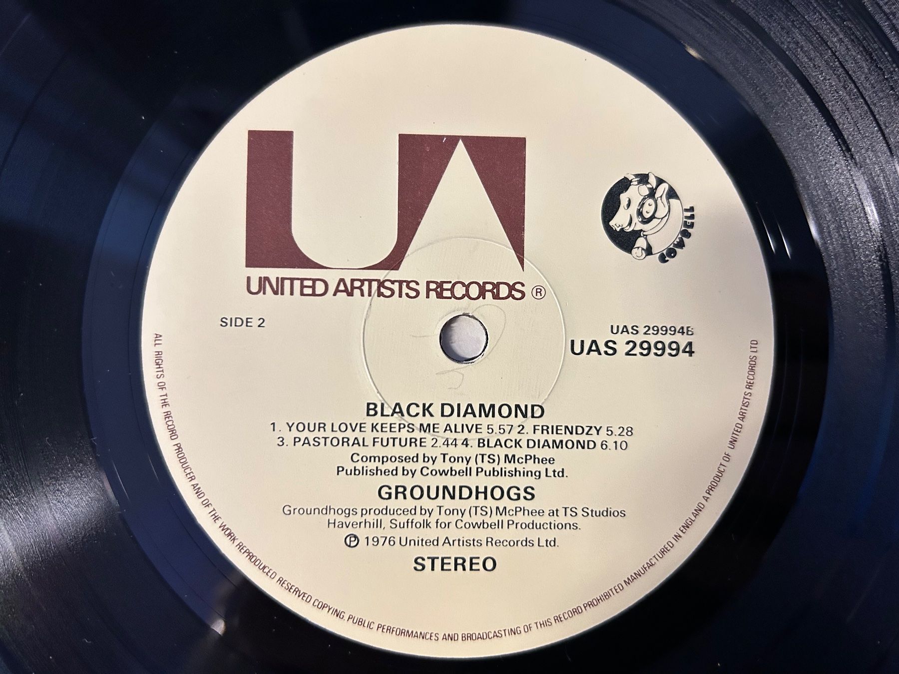 Dischi in vinile: Groundhogs - Black Diamond  LP Vinyl Schallplatte – Usato da Aesch BL venduto da BlueMusicRecords 3