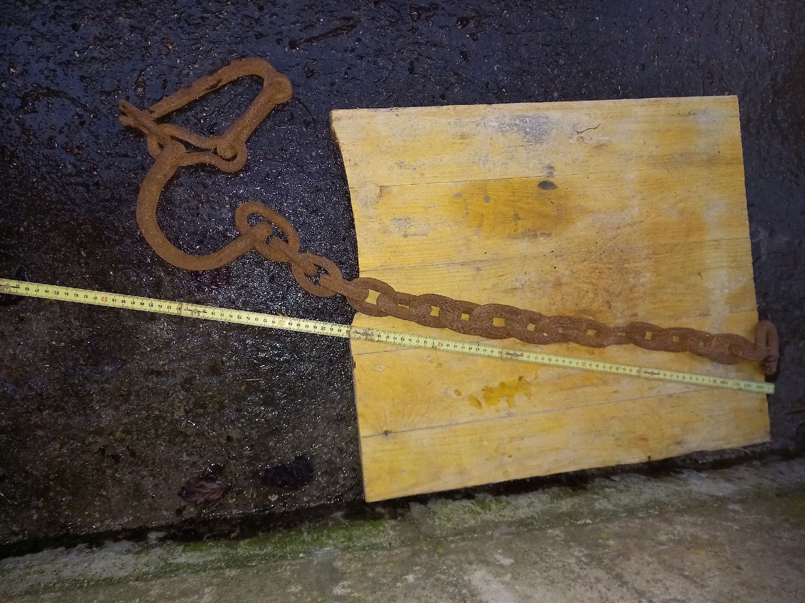 Catenine: Antike handgeschmiedete Bremskette – Usato da Galgenen venduto da Allerlei8854 6