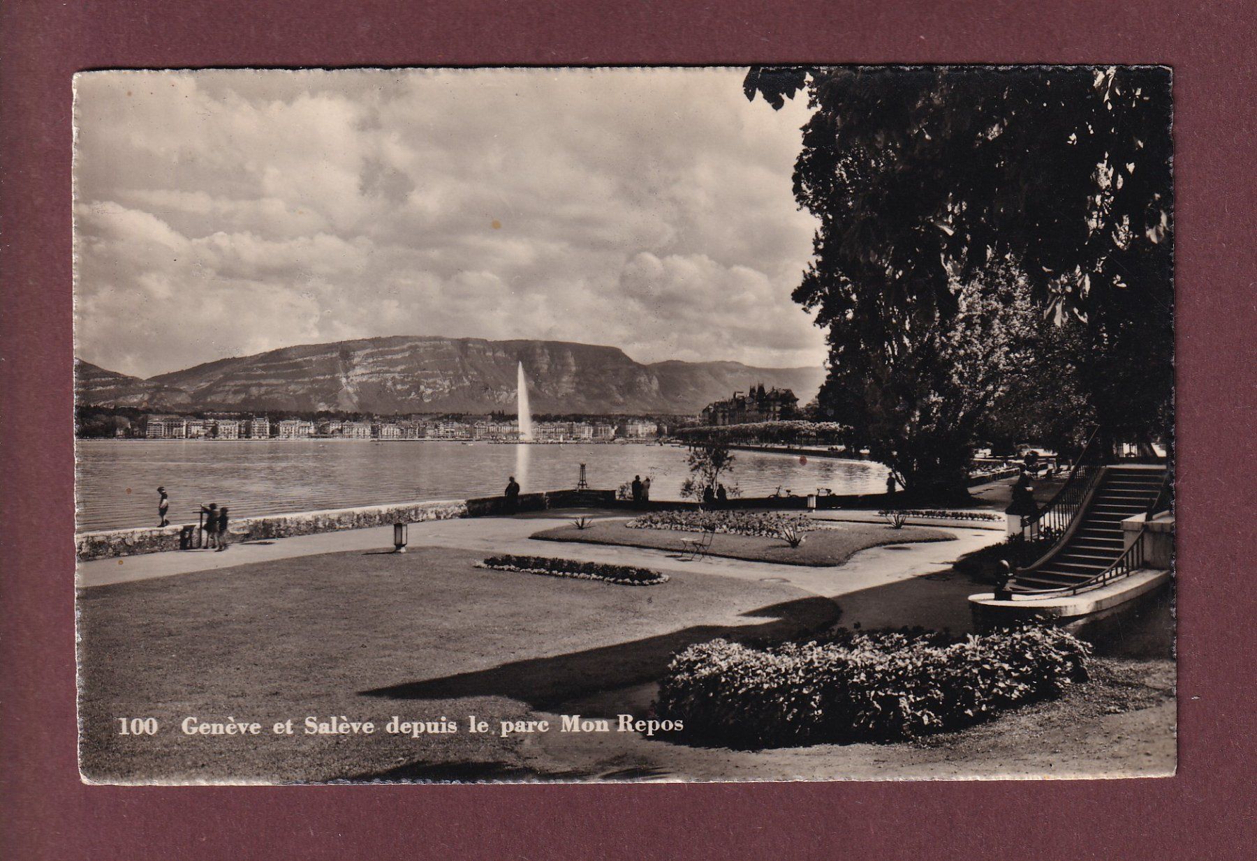 Cartoline postali: GENEVE - Parc Mon Repos – Usato da Pully venduto da nicecards