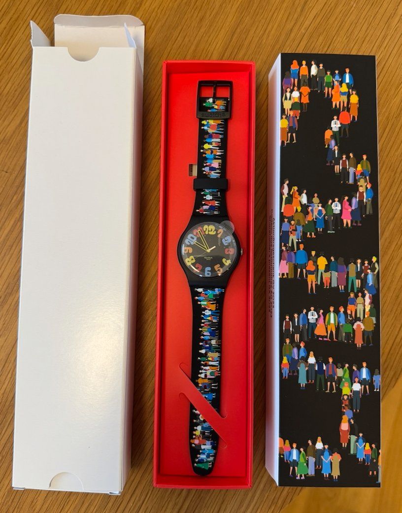 Swatch Orologi: Swatch Aktionärsuhr 2023 – Nuovo e nell'imballaggio originale da Gossau SG venduto da paddy86