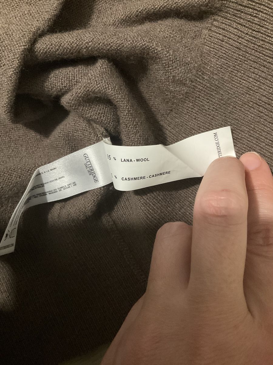 Pullover & Sweatshirts: Gutteridge Cashmere Blend Zipper Sweater 3XL – Neu (gemäss Beschreibung) aus Zürich von TheShips 4
