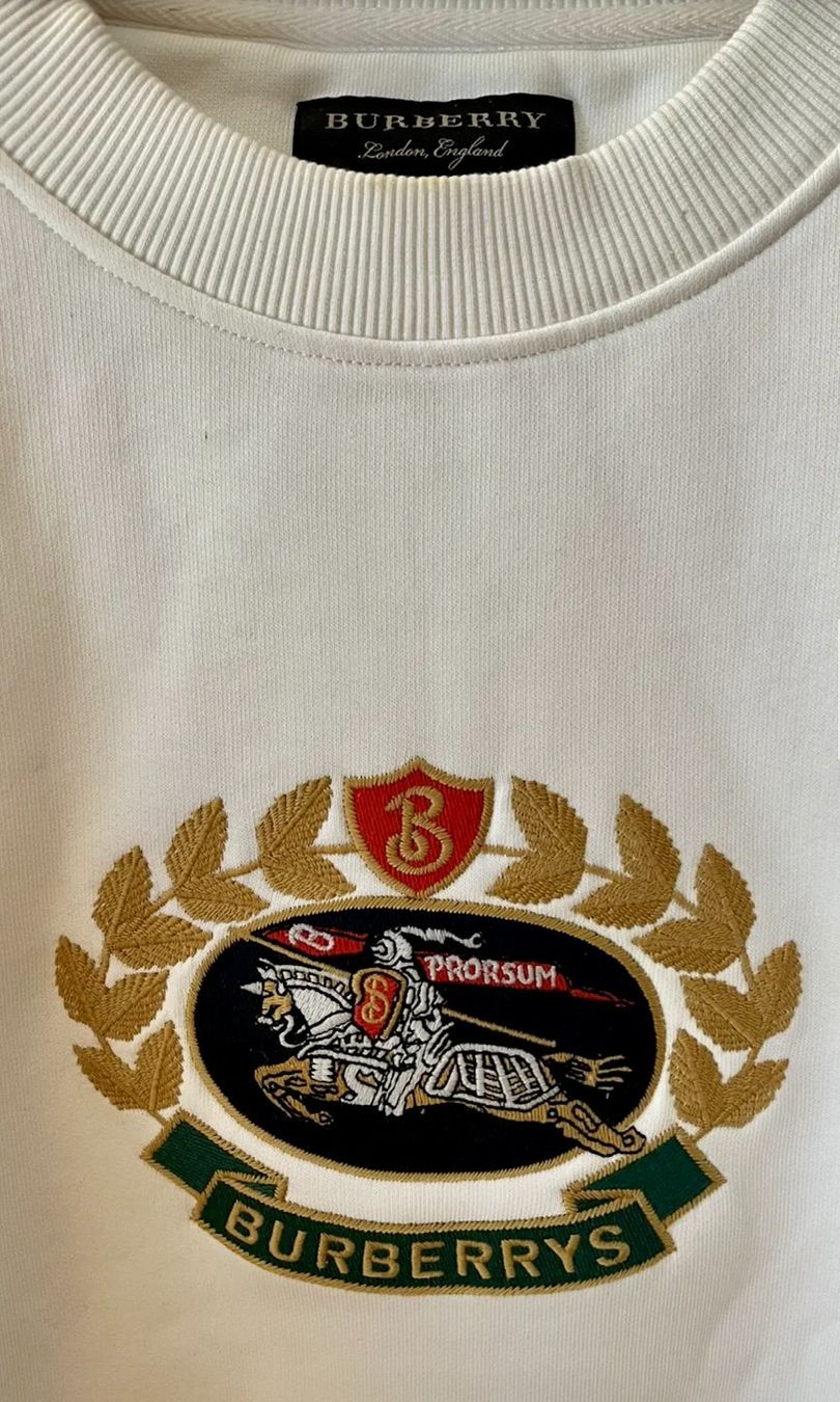Burberry Maglioni & Felpe: Burberry NEW Sweater Pullover classic Logo Monogram Vintage – Nuovo e nell'imballaggio originale da Mont-sur-Lausanne venduto da jolieresale 3