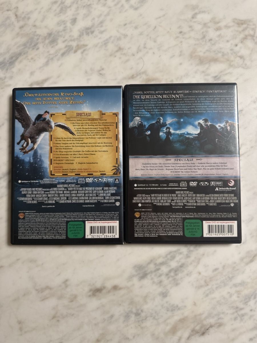 Tutti i DVDs: Harry potter DVDs – Usato da Aarau Rohr venduto da mic_d6nr 1