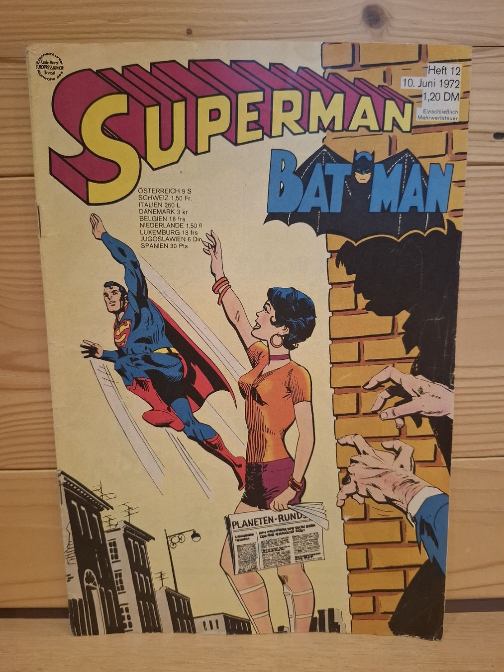 Fumetti: Superman & Batman Comic-Heft Nr. 12 von 1972 – Usato da Widnau venduto da ang_mp5y