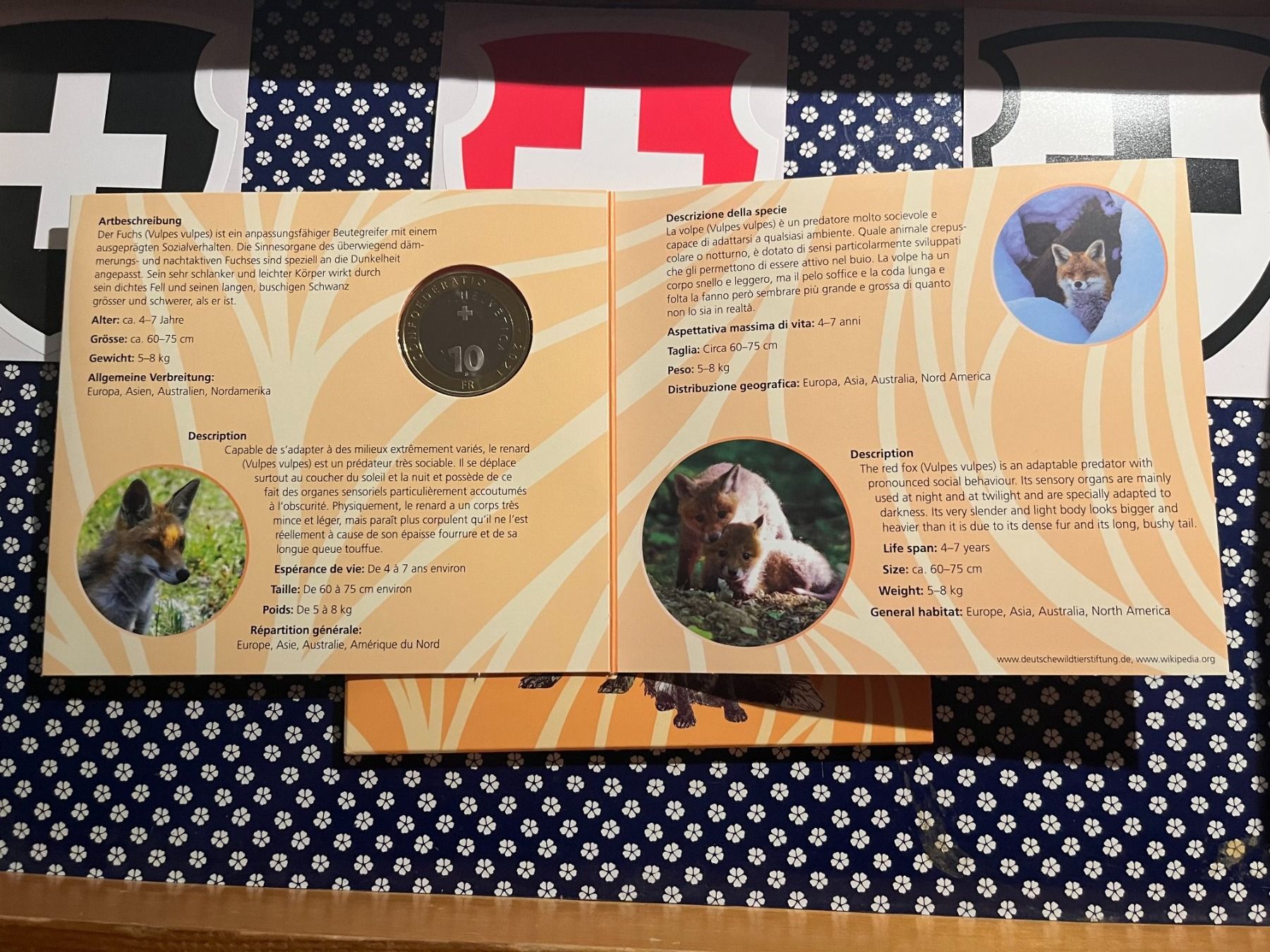 Toutes les monnaies: Fuchs  Sonderverpackung mit Folder – Neuf (Voir description) à Arch par seil819 3