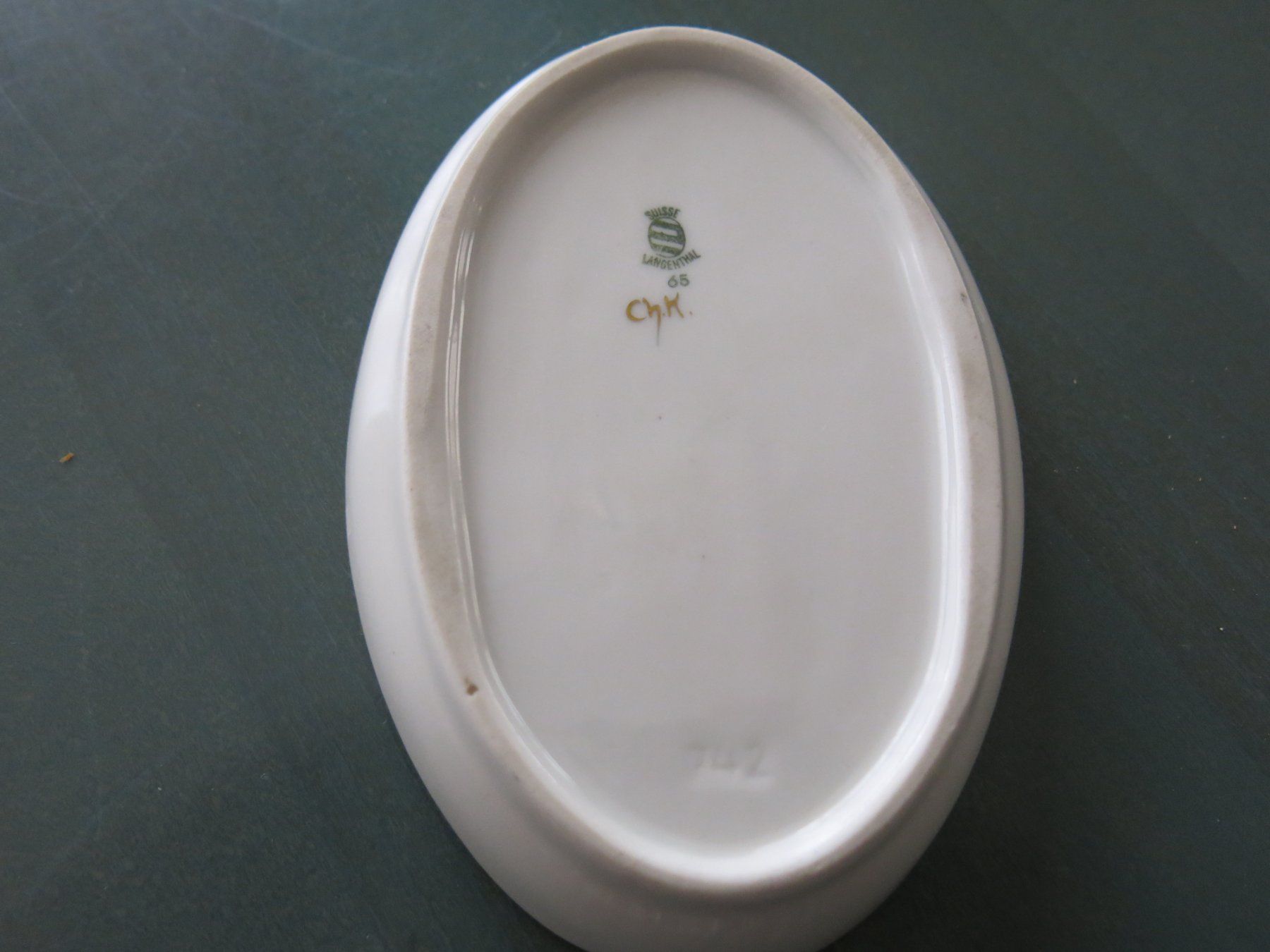 Servierplatten: Schale Langenthal klein oval mit Blumenmuster – Gebraucht aus Zürich von Fox410 4