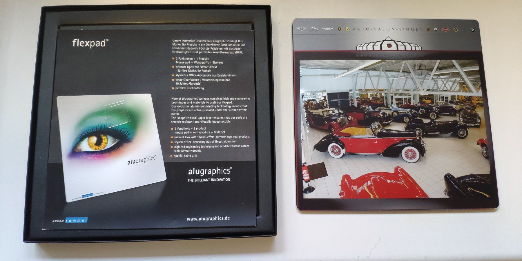 Foto & Immagini: Alu Mauspad oder Bild mit Oldtimer vom Auto Salon Singen – Nuovo e nell'imballaggio originale da Schaffhausen venduto da ABW-Trading 3