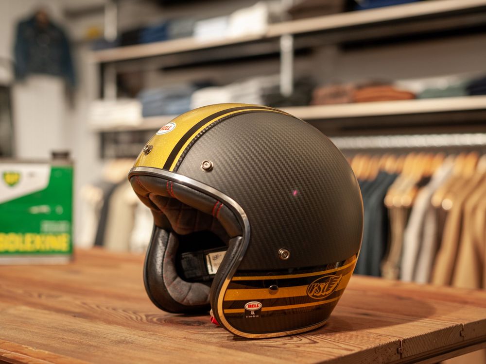 Bell custom 500 carbon rsd store bomb helmet